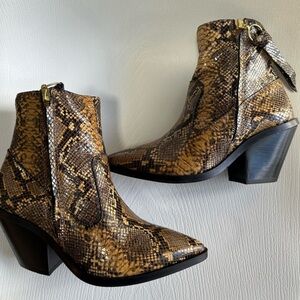 NEW &other stories western snake boots